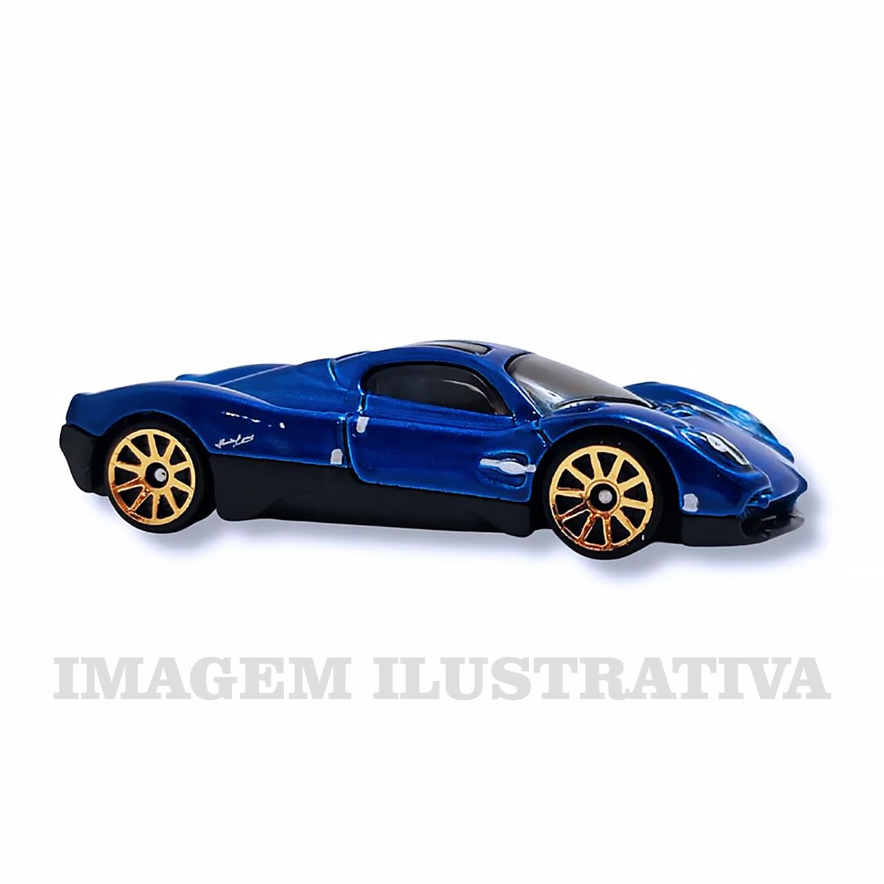 Hot Wheels Pagani Utopia Peak Persuit side view showing precise lines for collectors