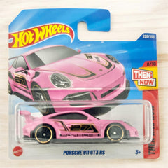 Hot Wheels pink packaging blister pack shown for play and display.