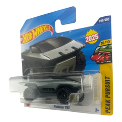 Hot Wheels Polestar TRX Silver side profile, great for on-shelf inspiration