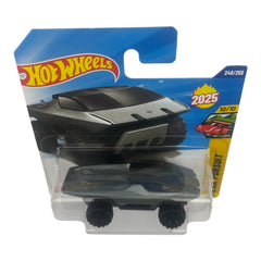 Hot Wheels Polestar TRX Silver top view, highlights bold silhouette