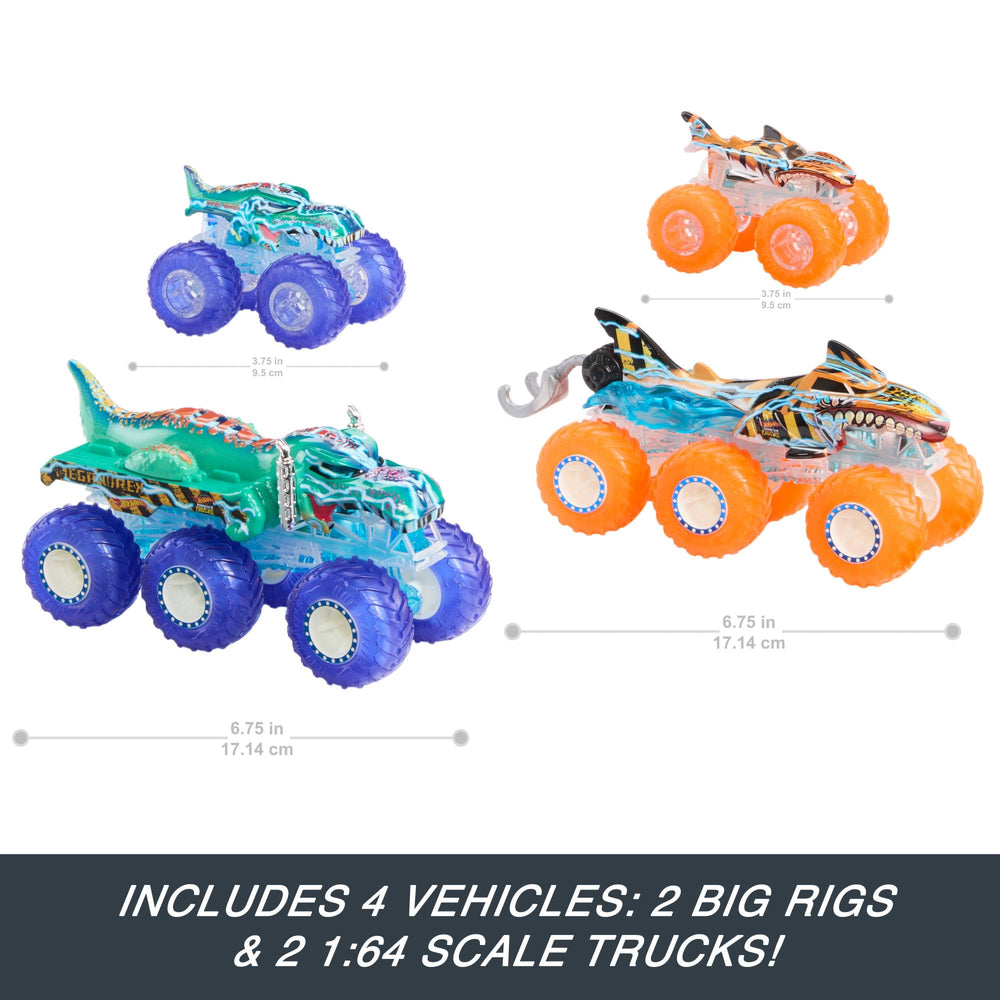 Tiger Shark big rig front view for pair-ready smashing.