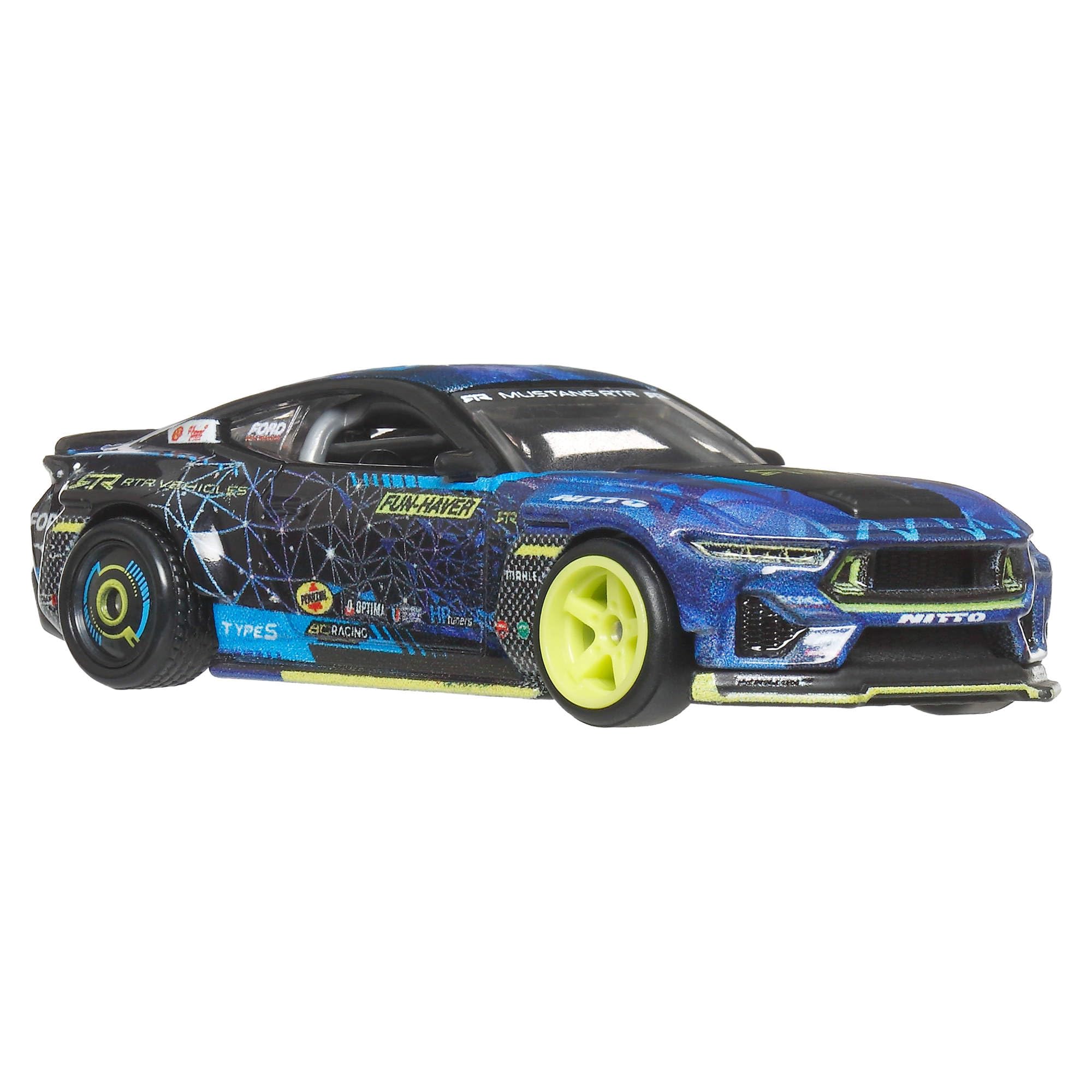 Hot Wheels Premium Car Culture rear-angled shot showcases galaxy-themed livery.
