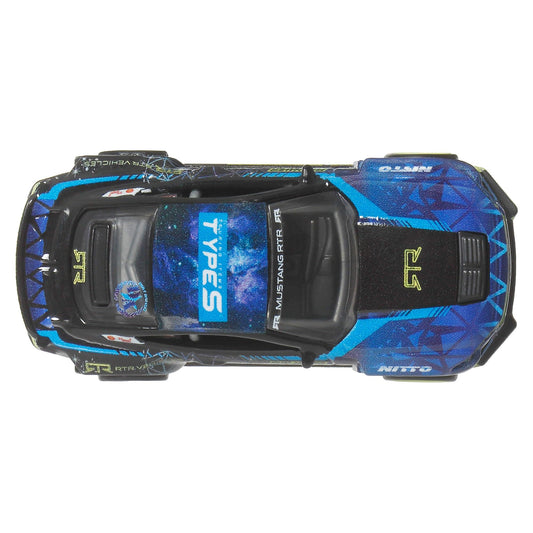 Hot Wheels Mustang RTR Spec 5-FD side view with authentic detailing for collectors.