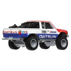 Hot Wheels Premium Car Culture Datsun King Cab packaging art enhances collector-worthy presentation.