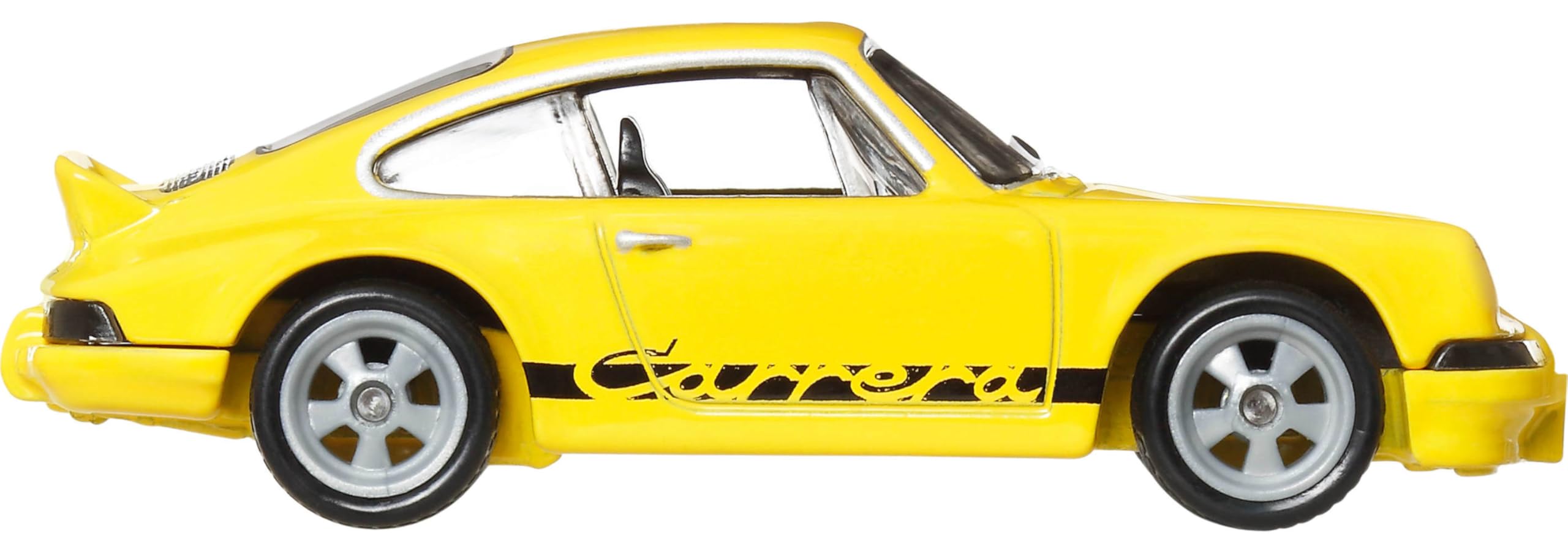 Hot Wheels metal body and chassis detail on Porsche 911 Carrera RS 2.7.