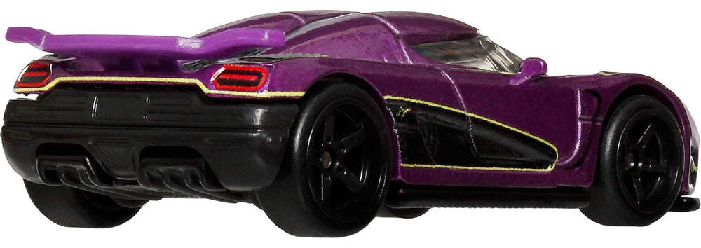 Hot Wheels Koenigsegg Agera R side profile with authentic deco for collectors