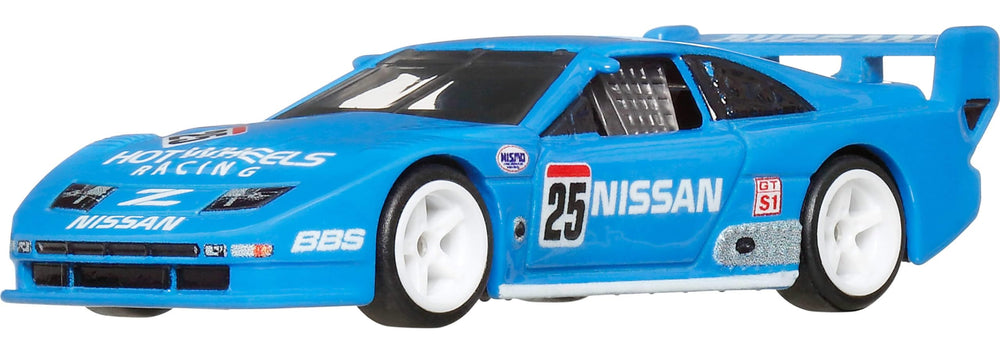 Hot Wheels Nissan 300GTX Real Riders tires enhance realism