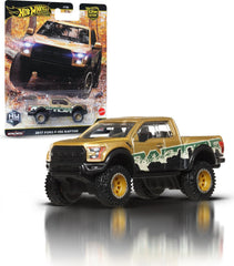 Hot Wheels Premium Car Culture Ford F-150 Raptor with Real Riders tires for collectors