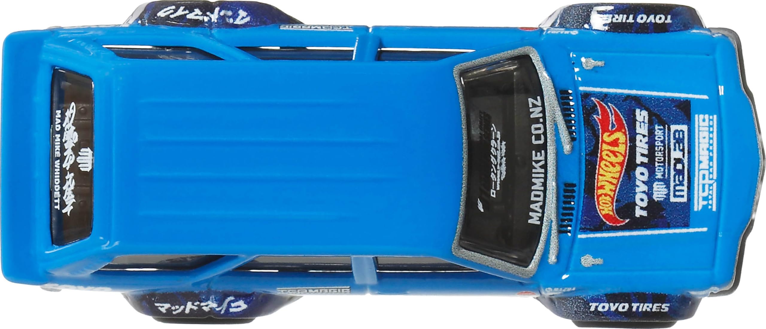 Hot Wheels Premium Car Culture packaging art, enhances shelf display.