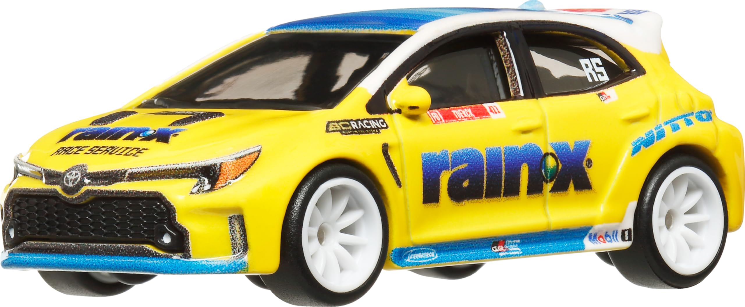 Hot Wheels Real Riders tires close-up for authentic tactile feel and enhanced realism.