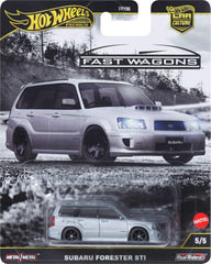 Hot Wheels Premium Car Culture Subaru Forester STI Ronin Run 2 front view with authentic deco for display