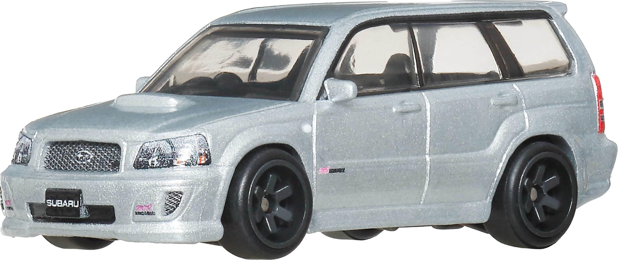 Hot Wheels Premium Car Culture Subaru Forester STI Ronin Run 2 side profile showing Real Riders tires