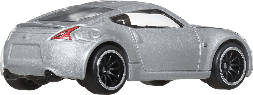 Hot Wheels Premium Fast-Furious 1:64 car detail accents enhance collector display.