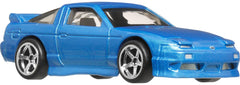 Hot Wheels Premium Fast & Furious 1:64 car, side view highlights sleek silhouette.