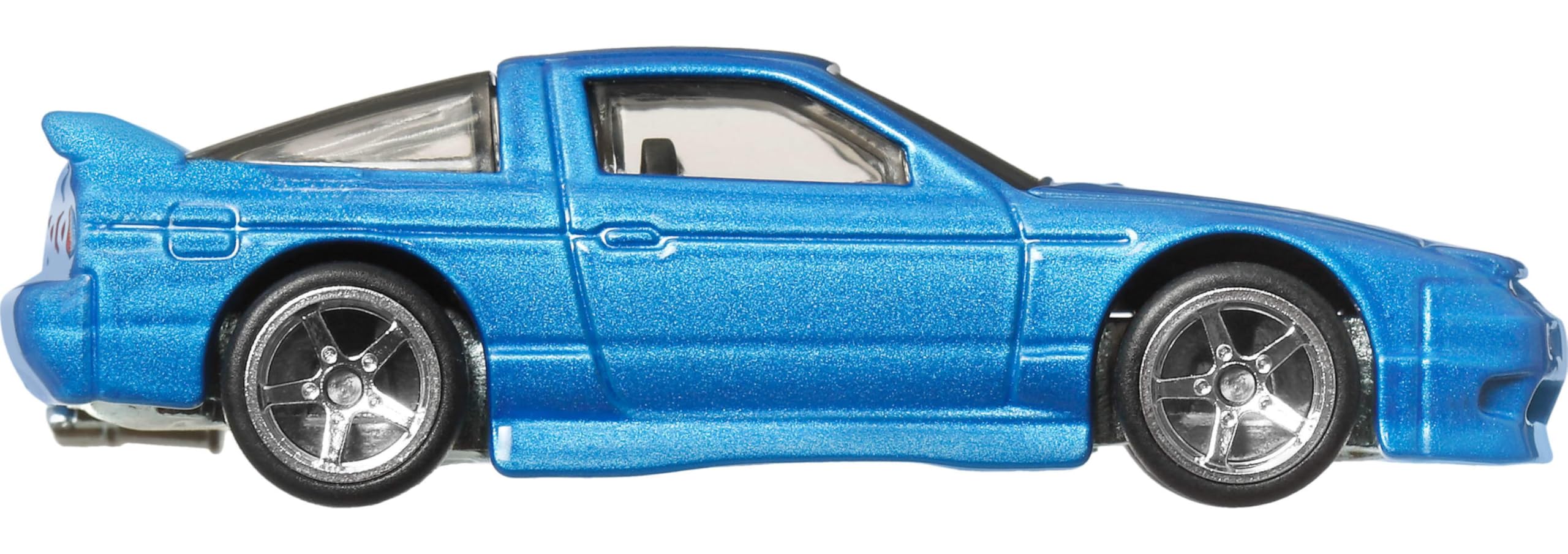 Hot Wheels Premium Fast & Furious 1:64 car, top view showcases deco and shine.