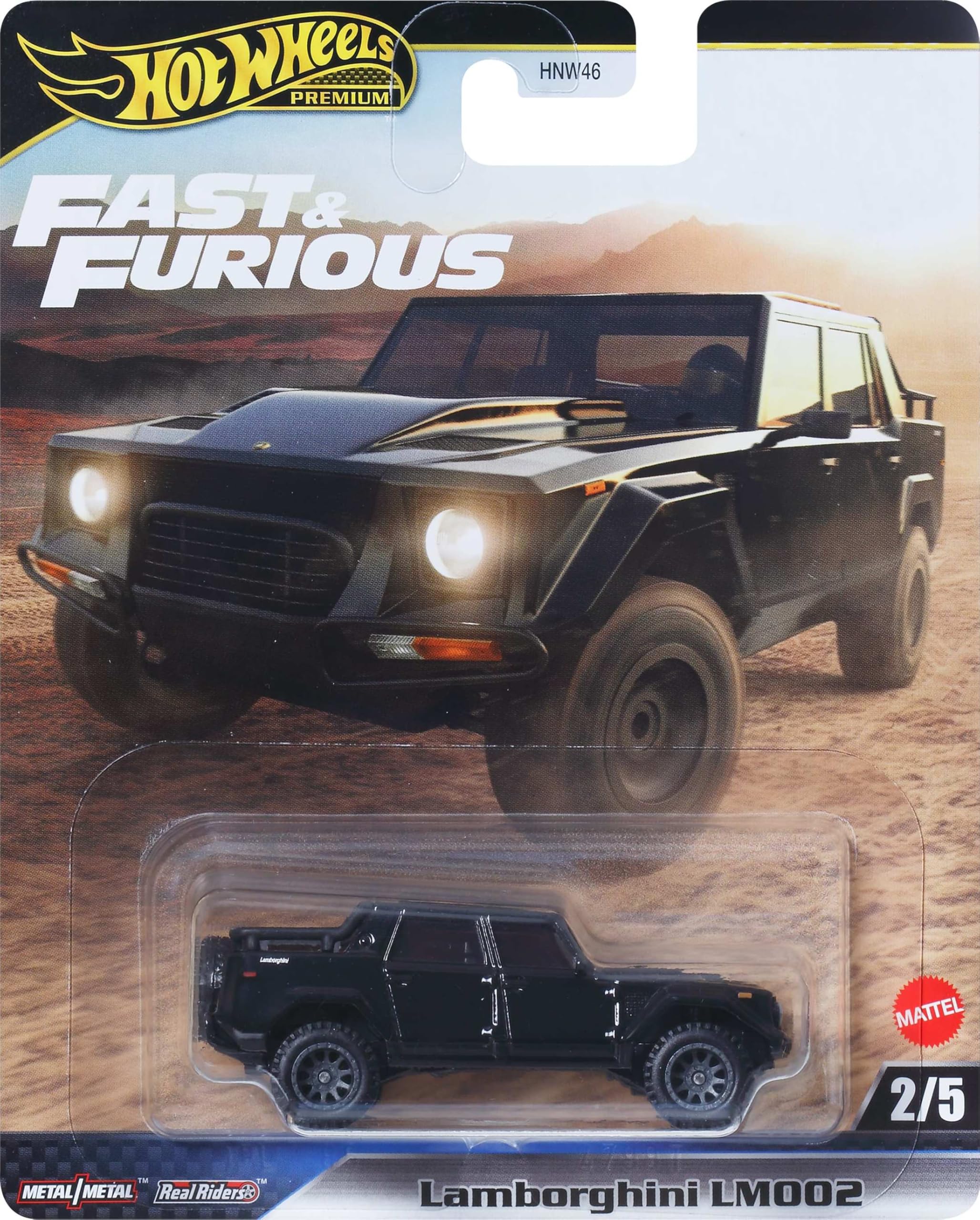 Hot Wheels Premium Fast & Furious 1:64 die-cast car for completing a collector set.