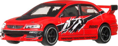 Hot Wheels Premium Fast and Furious 1:64 car with metal body and chassis for durability.