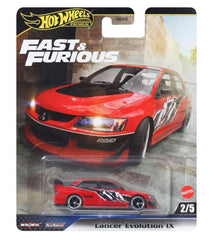 Hot Wheels Premium Fast and Furious 1:64 car with Real Riders tires for collectors.