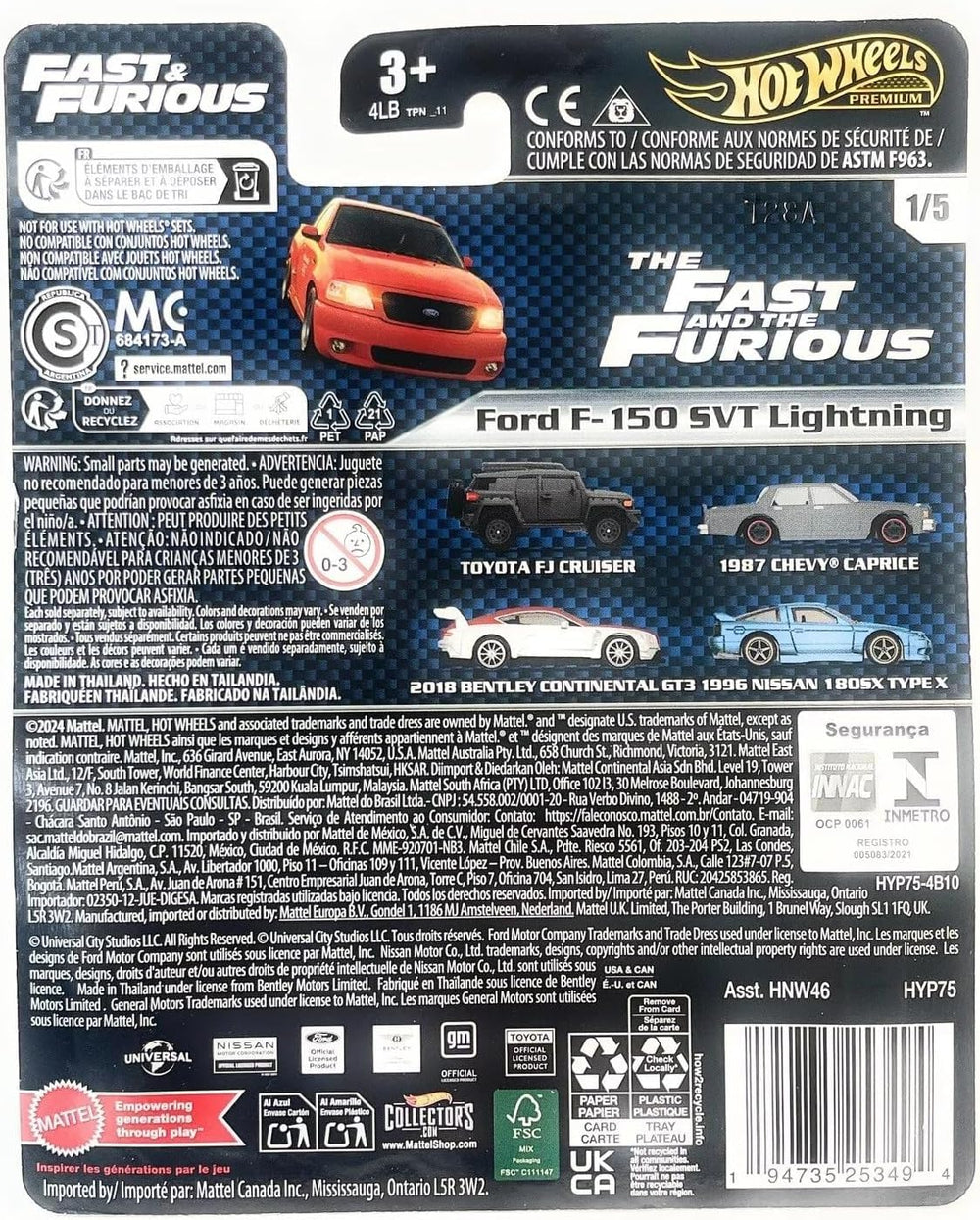 Hot Wheels Ford F-150 SVT Lightning Real Riders wheels conveying authentic driving aesthetics
