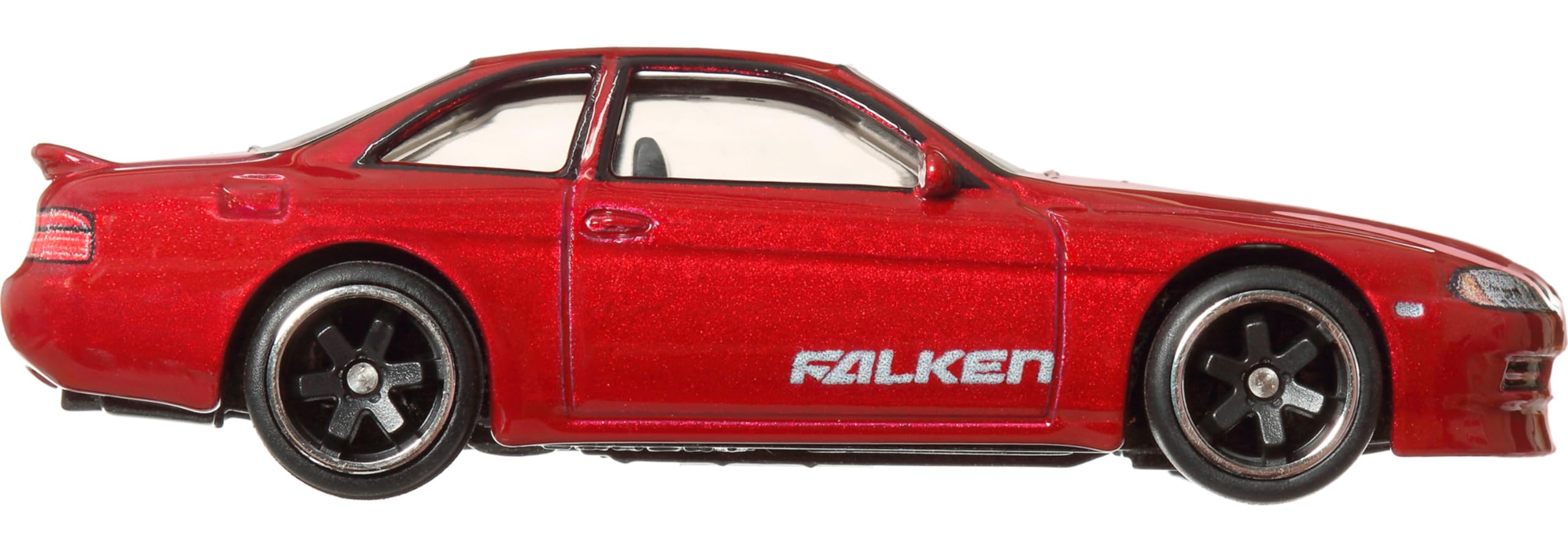 Hot Wheels Soarer rear view emphasizing sleek silhouette for shelf display.