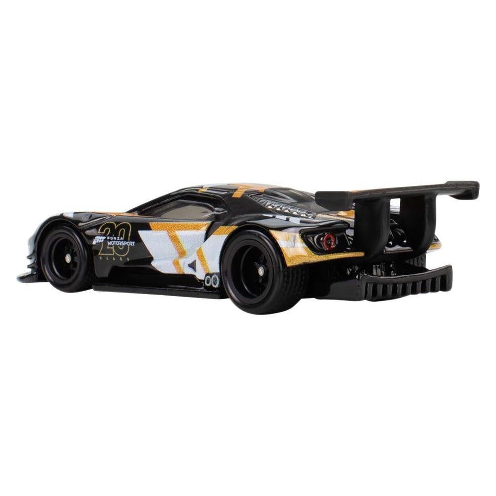 Hot Wheels premium metal body close-up showing Real Riders tires and durability