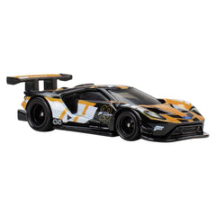 Hot Wheels Premium Pop Culture Forza 2016 Ford GT side view displaying detailed livery for display