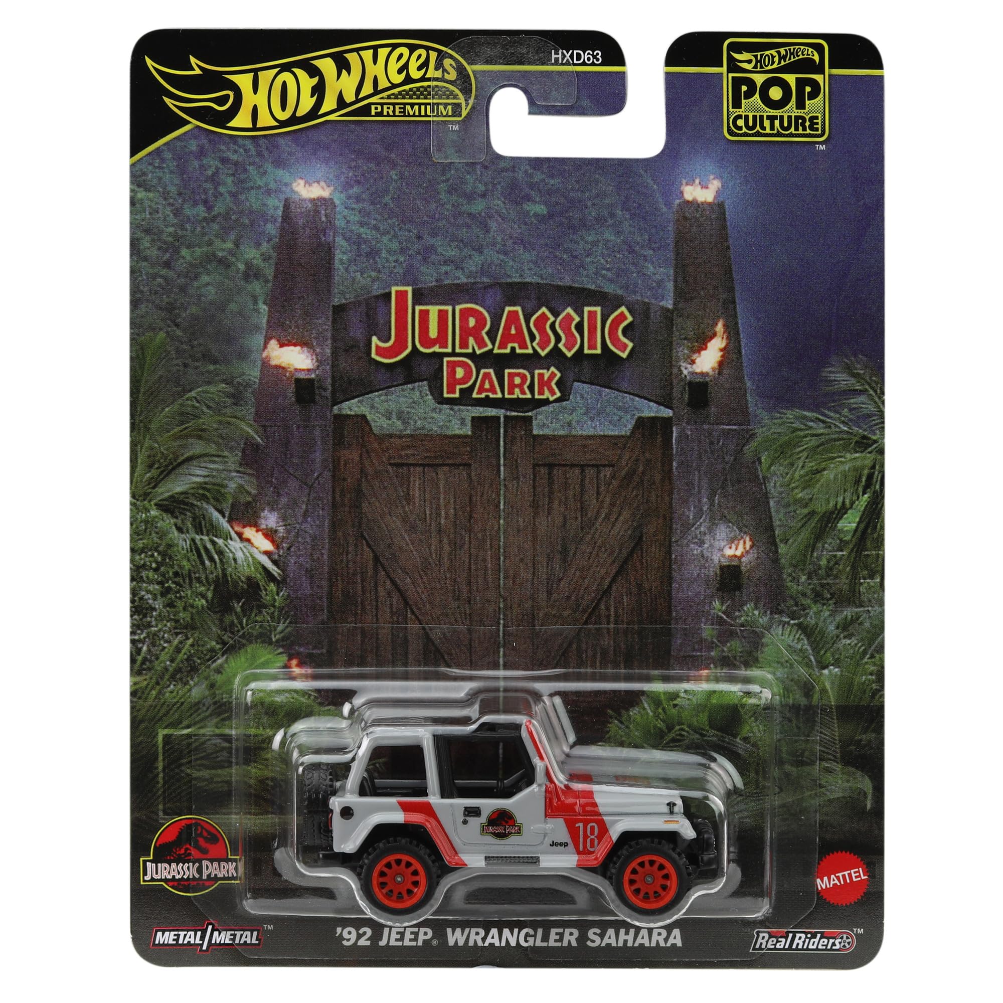 Hot Wheels Premium with RealRiders tires for authentic feel on shelves.