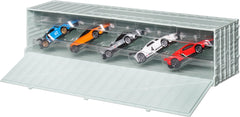 Hot Wheels Premium Speed Machines Ford GT front view in container, ideal for display.