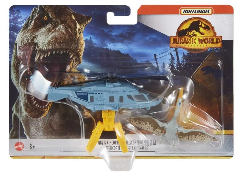 Hot Wheels Quetzal-Copter Quetzalcoatus toy vehicle for Jurassic World play and display