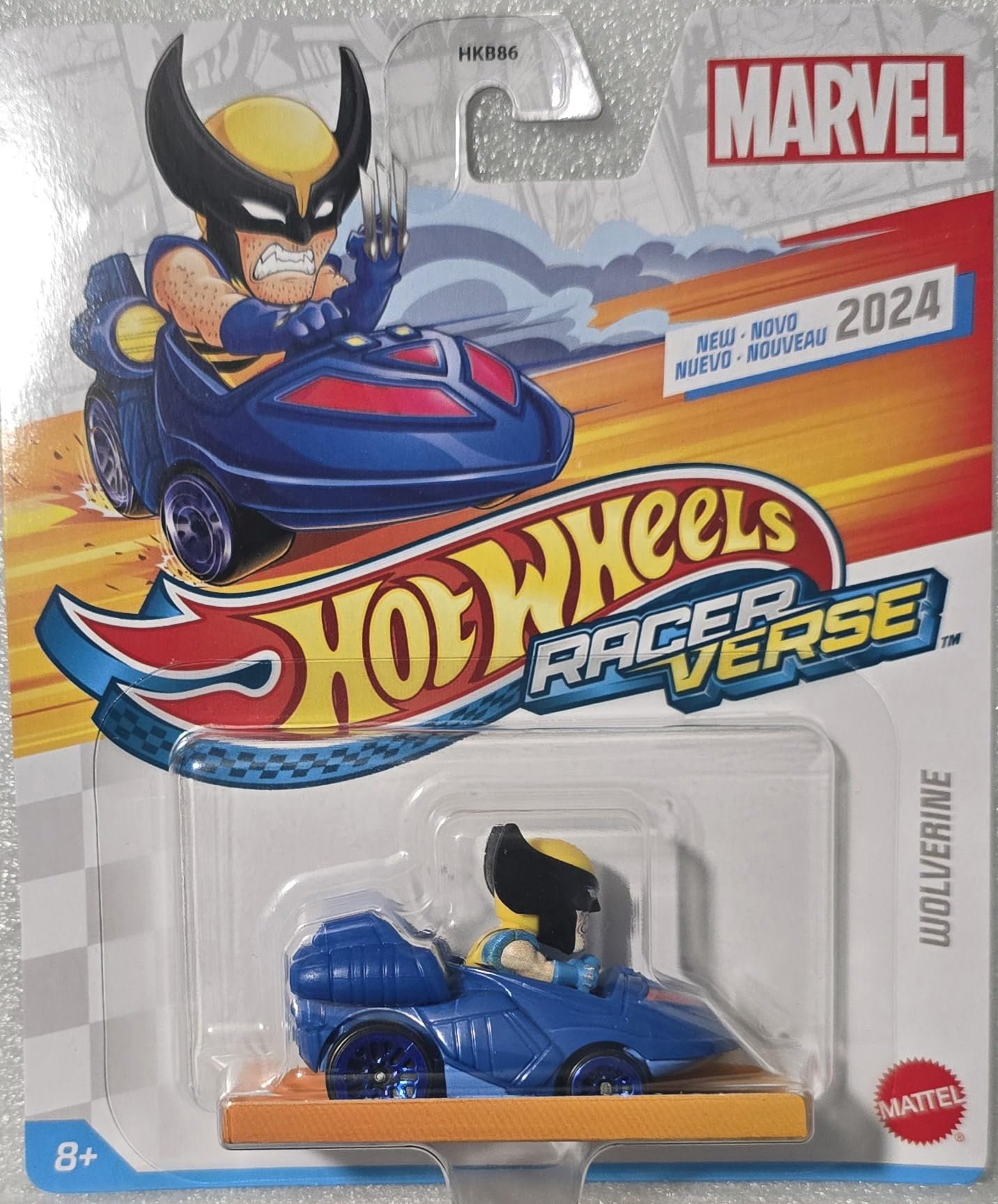 Hot Wheels Wolverine Racer Verse 1:64 die-cast car for display and imaginative play