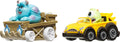 Hot Wheels RacerVerse die-cast car with character driver for track-ready play.