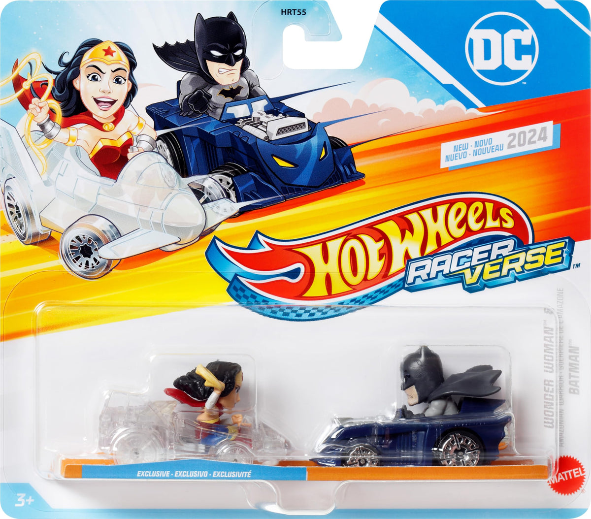 Hot Wheels RacerVerse two-pack front view for imaginative racing play