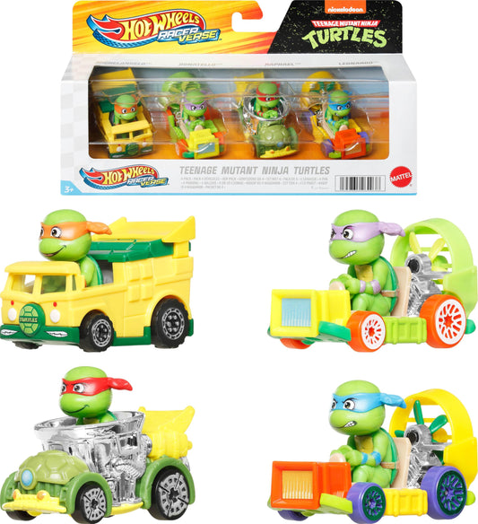 Hot Wheels RacerVerse 4-pack die-cast cars ready for track racing