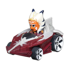 Hot Wheels RacerVerse Ahsoka side view showing sleek die-cast styling for imagination and play