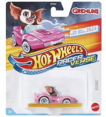 Hot Wheels RacerVerse car front view highlights authentic character design for collectibility.