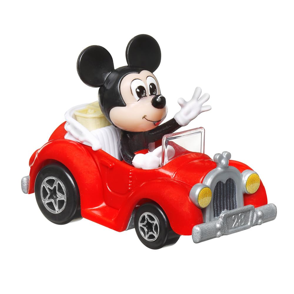 Hot Wheels RACERVERSE Mickey Mouse car side view, ideal for fans and display