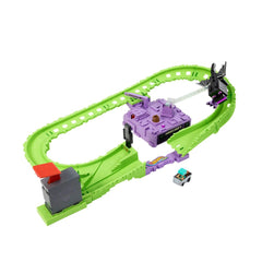 Hot Wheels RacerVerse Minecraft track set layout for fast, immersive racing adventures