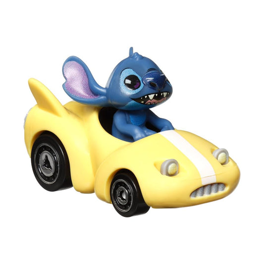 Hot Wheels RacerVerse Stitch Driver side view highlights authentic Stitch details.