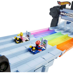 Hot Wheels Rainbow Road Raceway rainbow lanes illuminate thrilling races