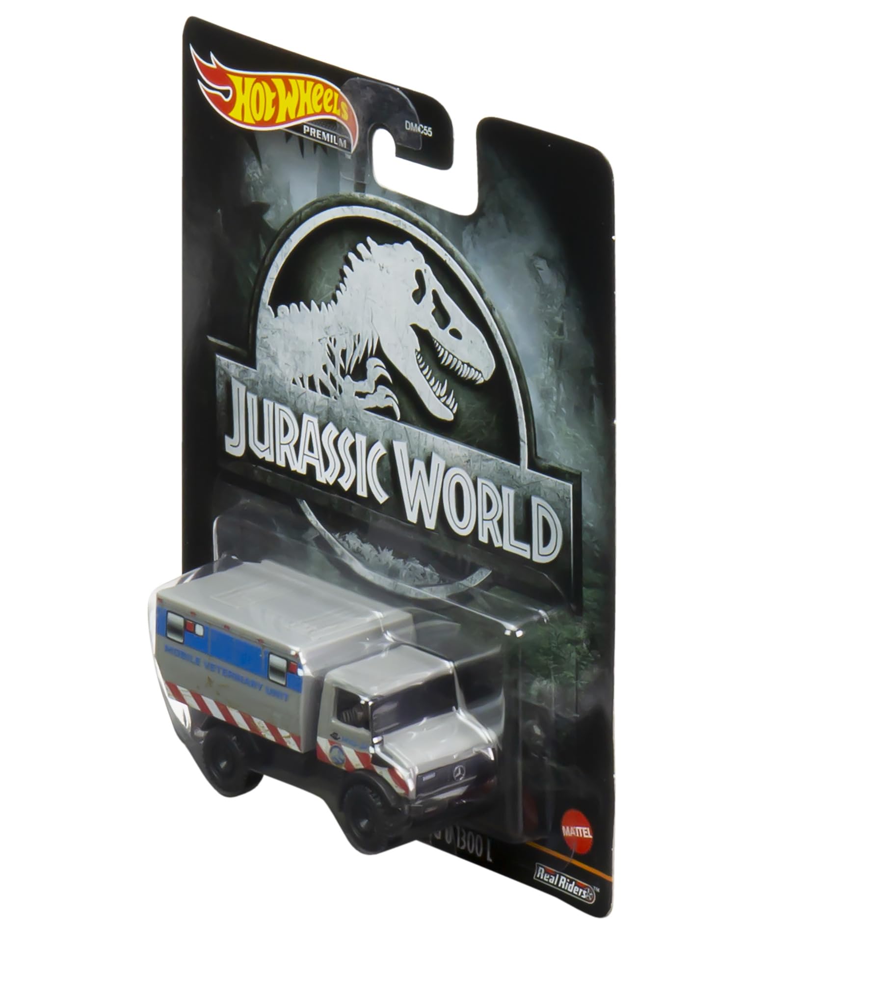 Hot Wheels Retro Entertainment 1:64 vehicle, close-up, reveals fine print and detailing.