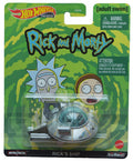 Hot Wheels Rick's Ship from Rick and Morty; ideal display collectible for fans.