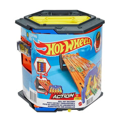 Hot Wheels Roll Out Raceway includes a car ready for action out of the box