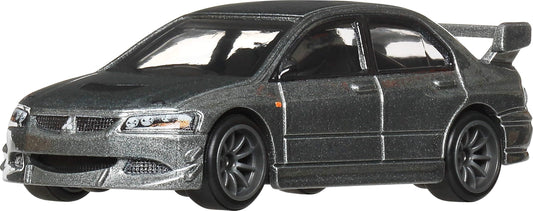 Hot Wheels Ronin Run 2 Mitsubishi Lancer Evolution IX Real Riders tires boost realism for collectors