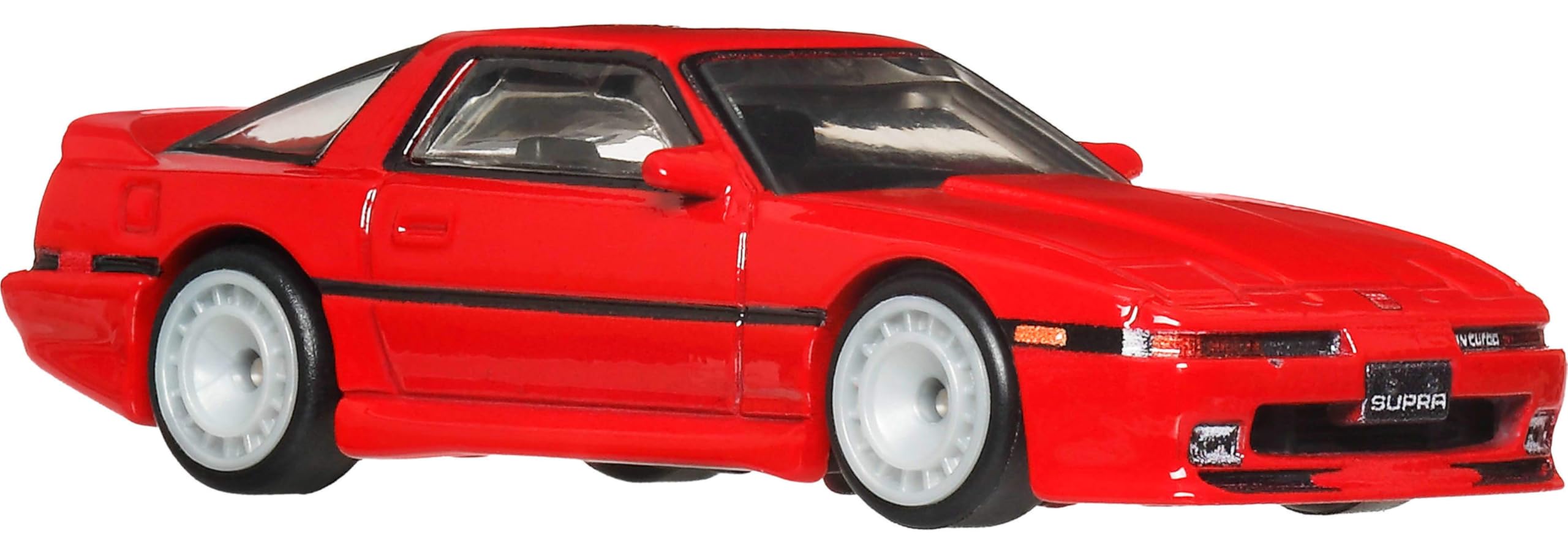 Hot Wheels Ronin Run 2 Toyota Supra A70 rear angle highlighting deco