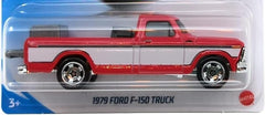 Hot Wheels Sam Walton 1:64 bed detail highlights silver toolboxes for authentic look.