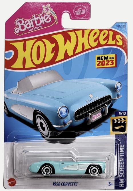 Hot Wheels Screen Time blue car for safe, durable play and collection