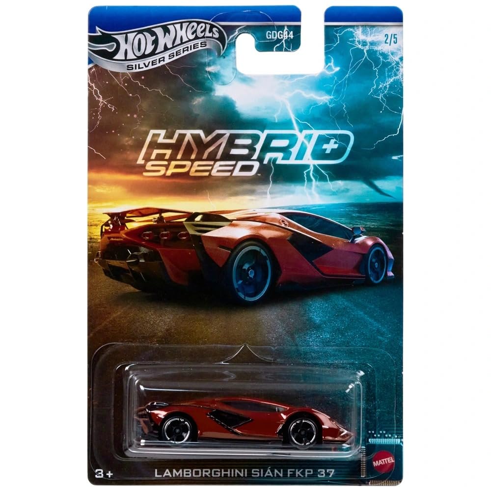 Hot Wheels Lamborghini Sian FKP37 in burnt orange, ideal for display or gifting.