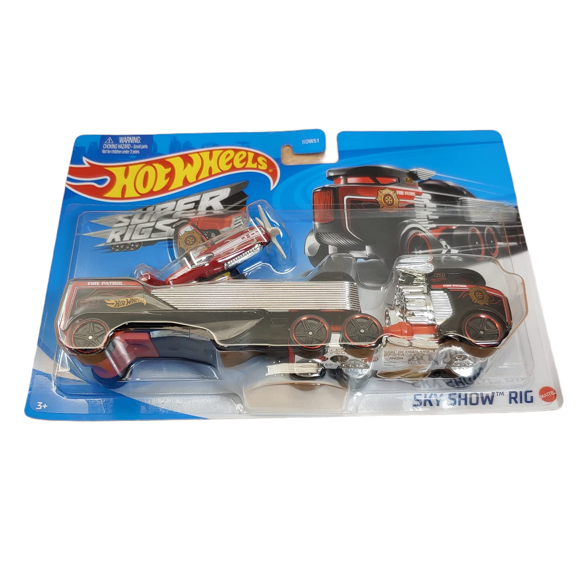 Hot Wheels Sky Show Rig diecast car for collectible display