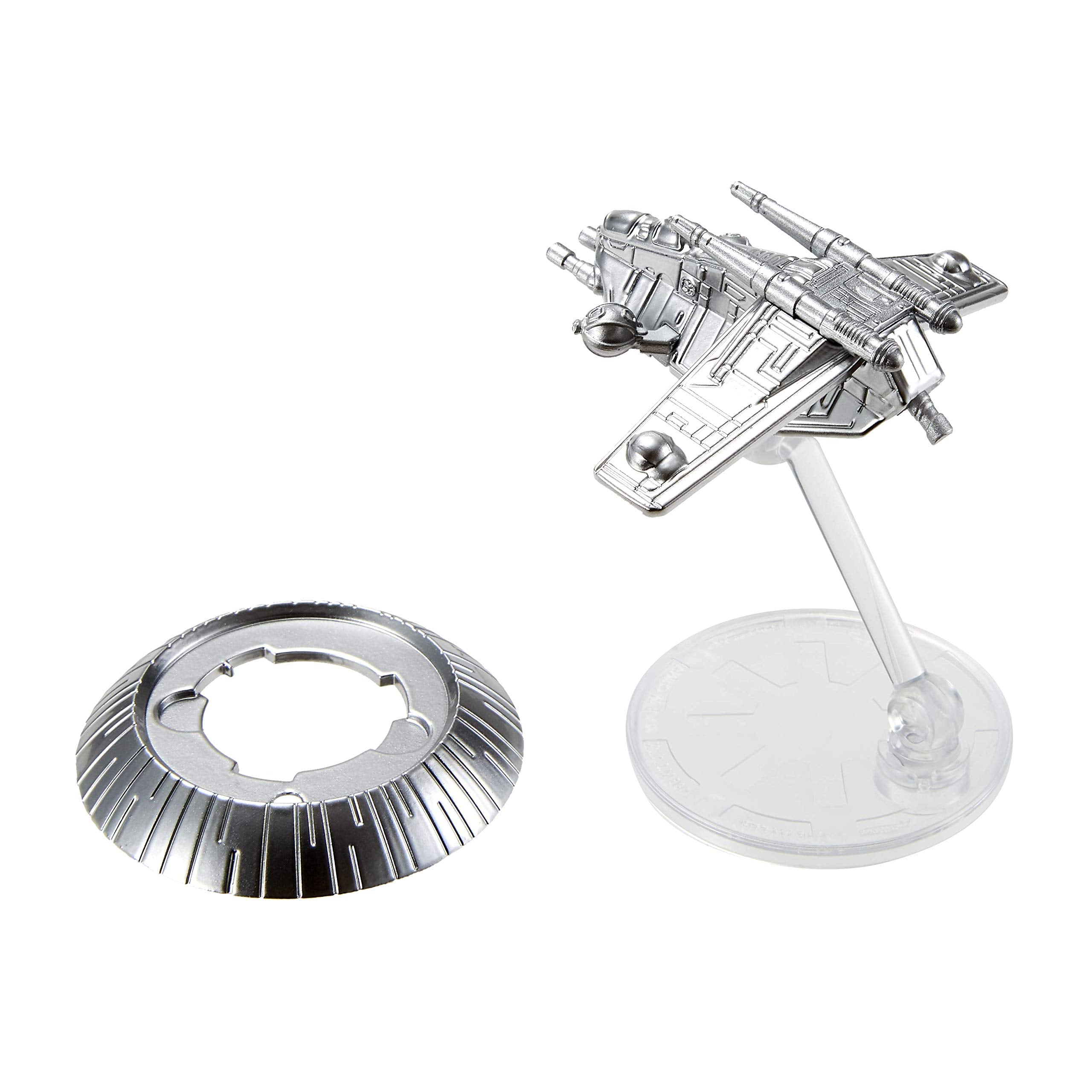 Hot Wheels Star Wars X-wing Starfighter with metallic deco for dynamic play and collection
