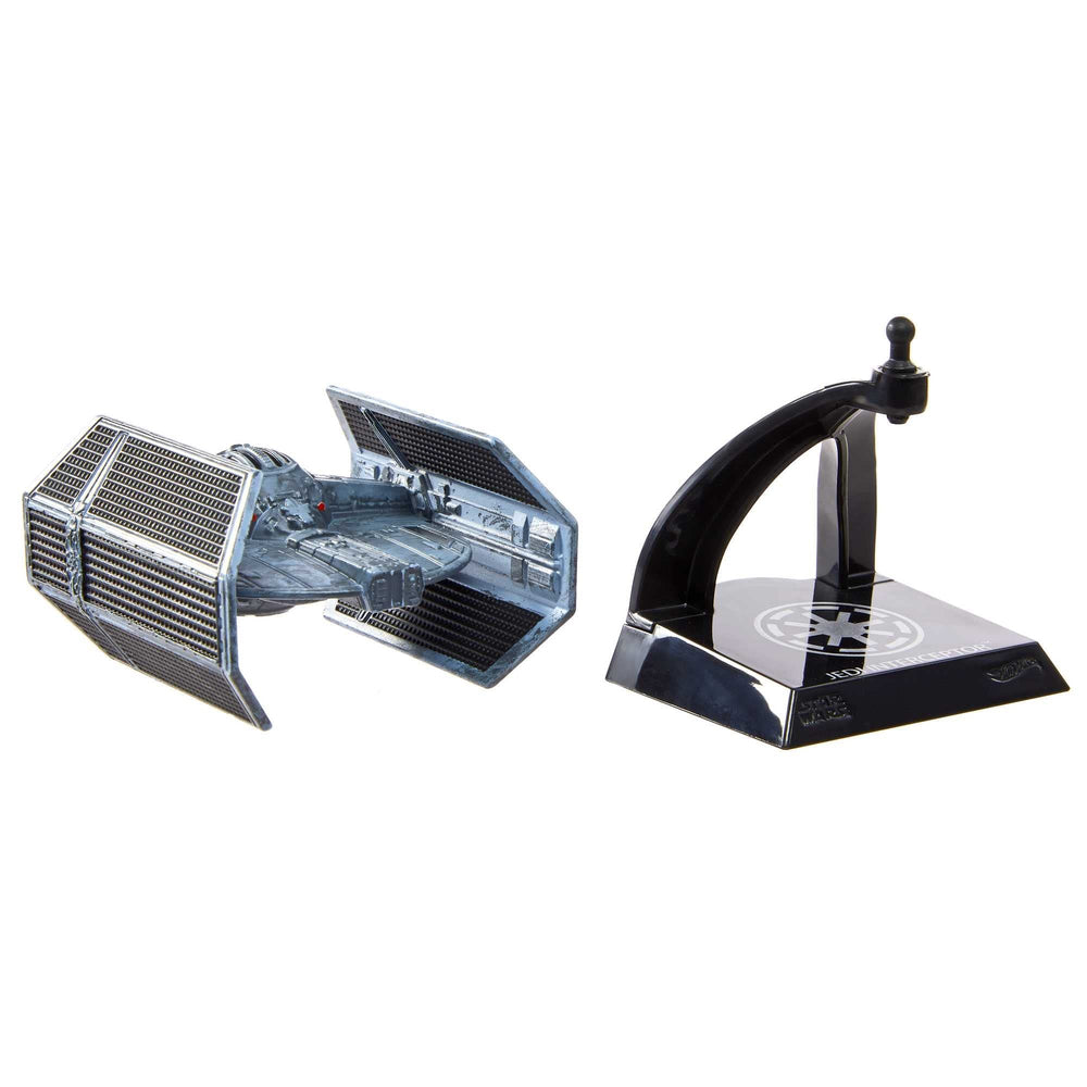 Hot Wheels Star Wars starships on close-up reveal premium detailing for display shelves.